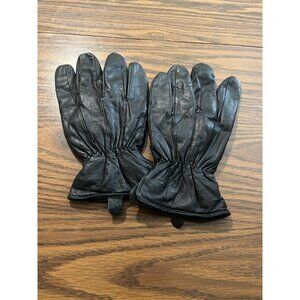 Thinsulate 40 gram black leather gloves size L/XL